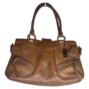 Vintage Leather DKNY beige purse